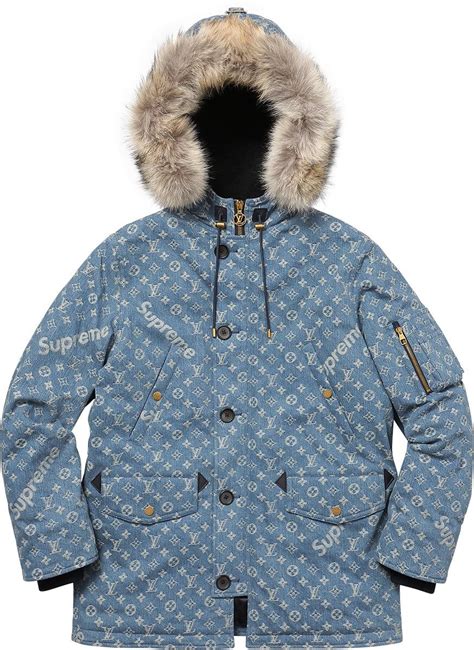 supreme louis vuitton sciarpe|supreme x louis vuitton jacket.